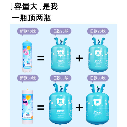 家用氦气罐氮气迷你小瓶飘空打气筒打气机婚房生日布置气球代替
