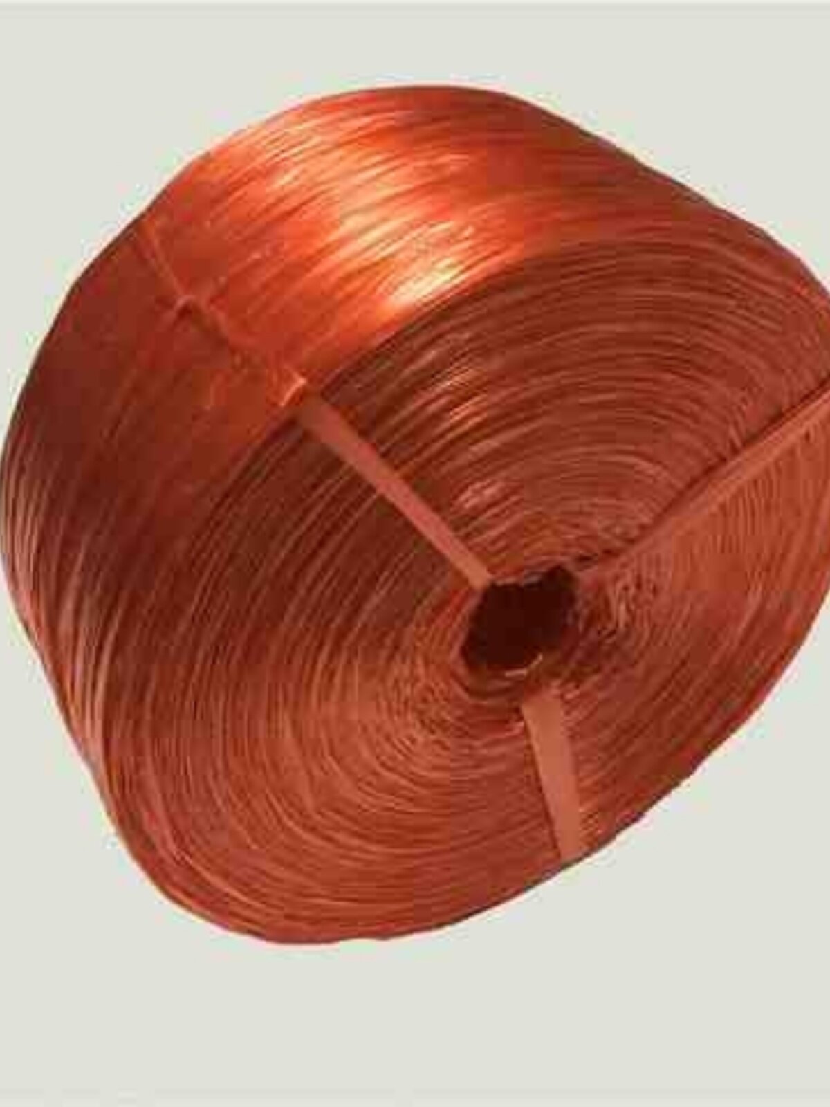 全新料pp塑料绳子红色捆扎绳纤维绳捆绑带平摊展开2.0-2.5cm