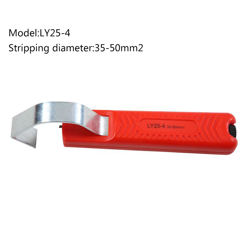 Electrician wire stripper knife rubber handle  hand strippin