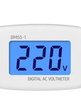 DM55-1 Digital Voltmeter EU US Plug Volt Meter Socket Voltag
