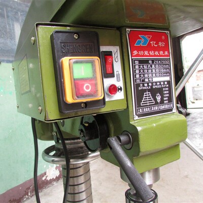 极速钻孔攻丝铣多功能一体台式钻铣攻三用台钻ZSX7032 380V 1.1KW