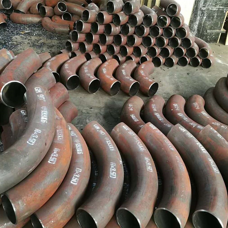 厂家直销来图加工大口径20#碳钢无缝热炜弯管 镀锌弯管不锈钢弯管