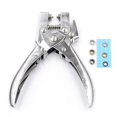 内径5mm金属护圈打孔机鸡眼铆钉钳打孔器单孔压气眼多功能钳子