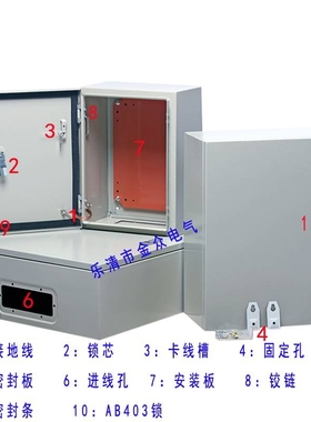 家用室内明装控制配电箱电控箱强弱电表箱布线源箱250*300150