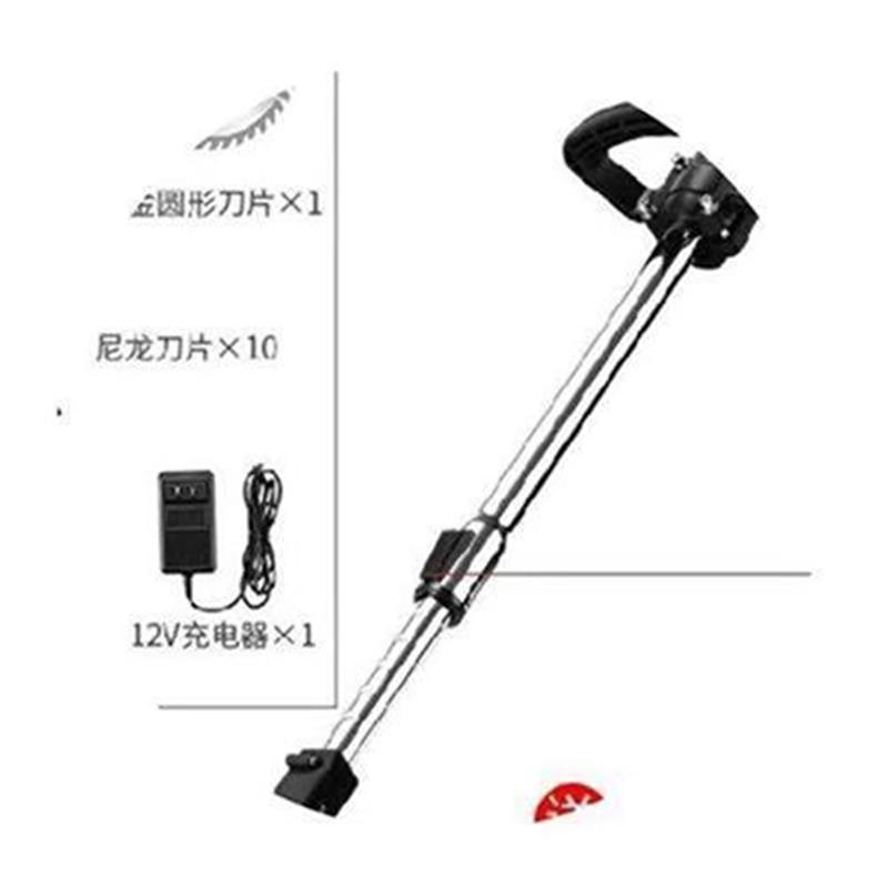 手提式除草机快i速充电qr手推式割z草机无线打理果园电动新型加长