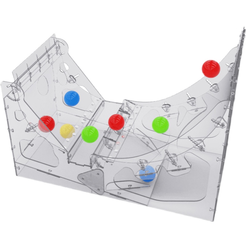 娃娃机玩法定制改装乒乓球章鱼台幸运抽奖台式机抓球台极限滑道台