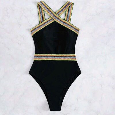极速Womens Swimsuit Monokini Womens Swimsuit Low Cut Monok