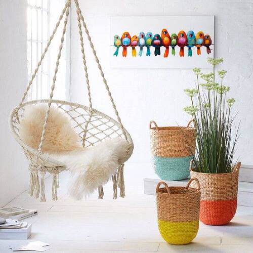 极速Hammock Chair Swing Nordic Style 47.2inch Hanging Swing