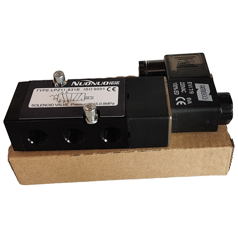 气动元件电磁阀LPZ11-851B板式LPZ11-831B二位五通换向阀控制