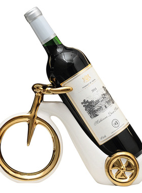 督臣酒柜里的红酒架摆件轻奢创意现代客厅电视柜装饰乔迁新居礼品