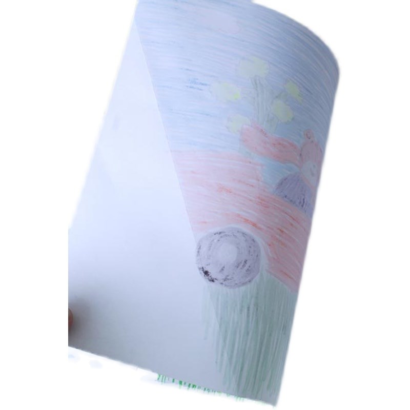 画画本女童儿童小学生一二年级空白A4图画本带贴纸U公主绘画