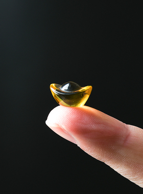 特价小号粉紫黄七彩水晶元宝摆件 家居客厅装饰休曼扎装置聚宝盆