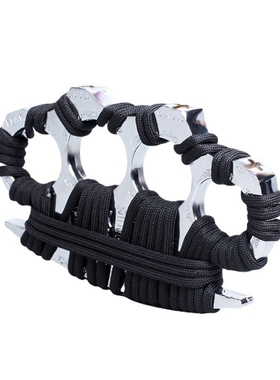 指虎四指拳套锌合金加厚防身戒指合法自卫打架铁拳头拳扣格斗戒指