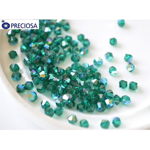 MC4祖母绿AB彩  4mm菱形珠Preciosa捷克 范特西手工diy串珠绣法绣