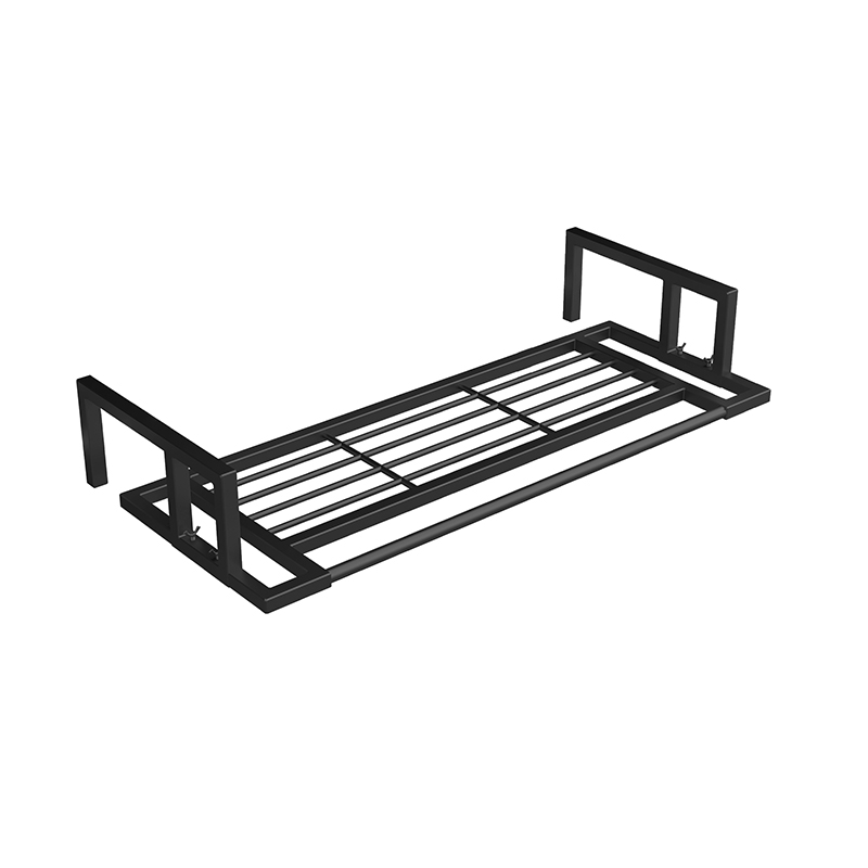 阳台晾衣架家用伸缩护栏晒鞋架防盗网晒衣悬挂收纳置物架窗户花架