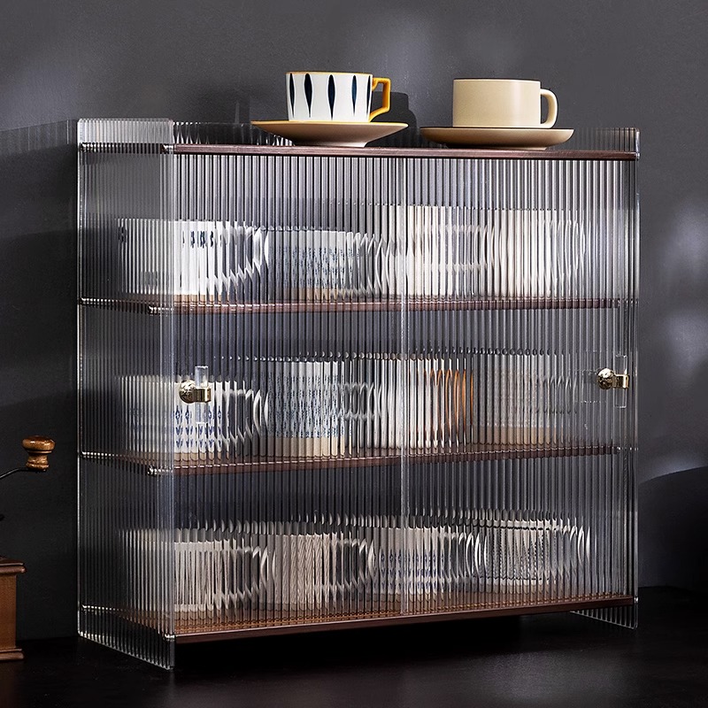 防尘杯子收纳置物架杯架水杯储物架茶具咖啡杯马克杯收纳盒茶杯架