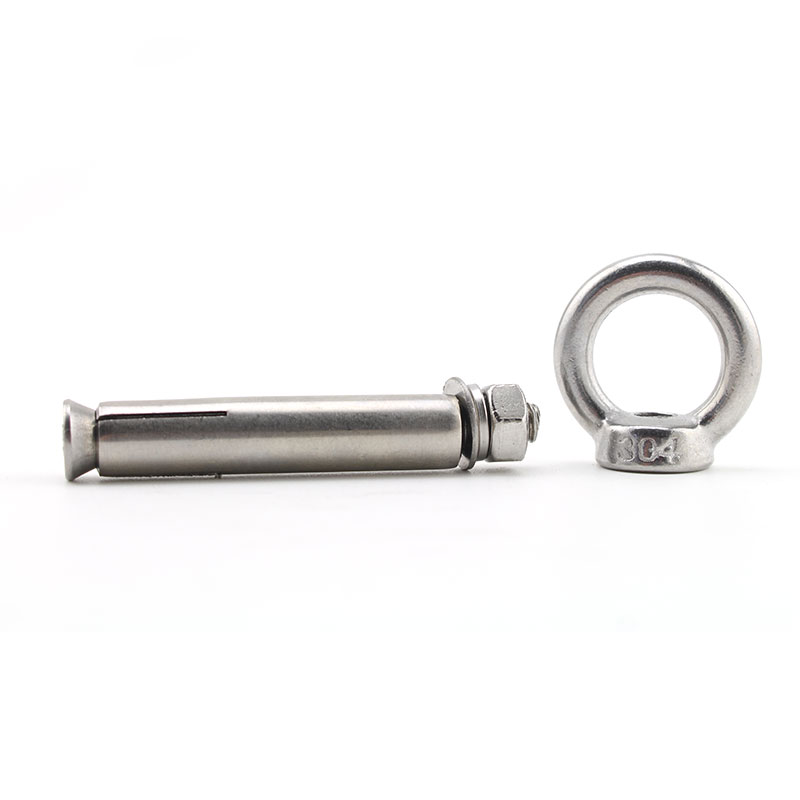 。生 304不锈钢蓬胀圈螺丝螺栓 带圈螺丝 屋顶挂钩吊钩吊环螺钉