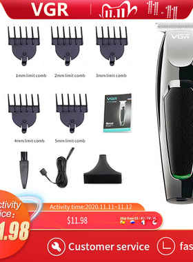 Professional waterproof hair trimmer beard trimer body f