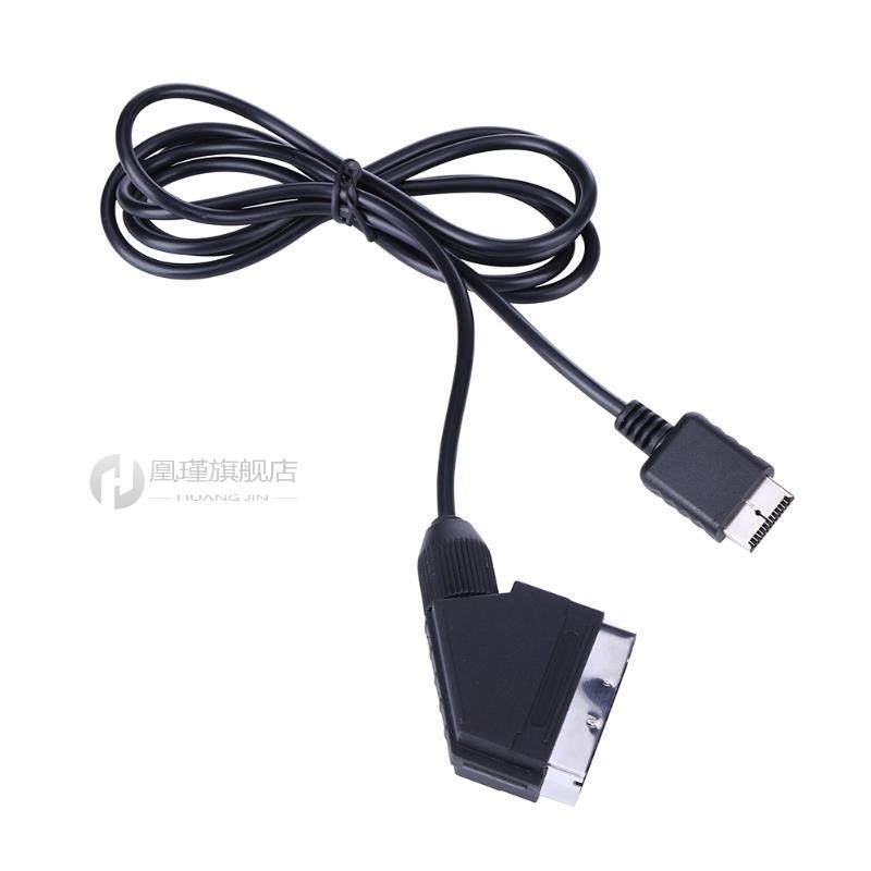 2m for ps2 RGB SCART Cable TV AV Lead for Playstation PS1 PS