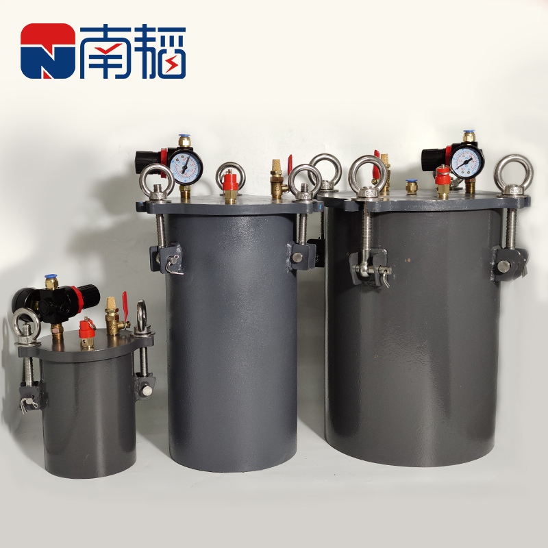 碳钢压力桶 气动点胶机胶水桶密封压力罐点胶储料桶 喷漆压力罐