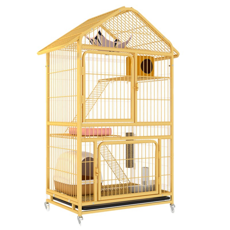 猫笼子家用猫别墅带厕所一体式自由空间猫舍猫屋猫咪猫窝