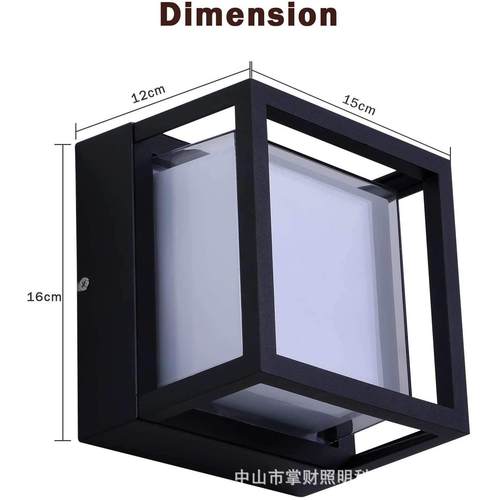 led壁灯防水防潮复古户外灯阳台庭院外墙灯庭院露台爆款灯具