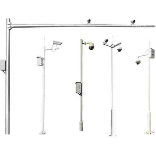 小区监控杆道路交通八角杆标志杆路口标志牌监控立杆球机支架杆