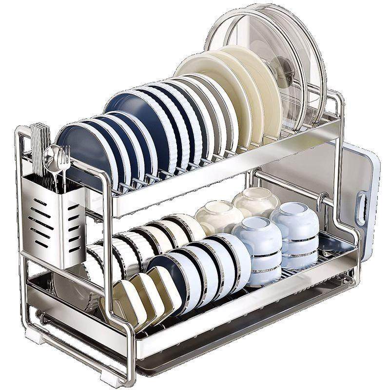 304不锈钢碗碟收纳架厨房多功能置物架放碗筷收纳架碗盘沥水碗柜,厨房/烹饪用具,碗架,淘宝优惠券,粉丝福利购,淘宝优惠卷
