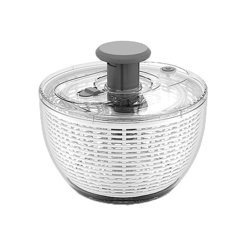 按压式蔬菜脱水器甩干机家用沙拉甩水器手动果蔬沥水篮透明脱水器,厨房/烹饪用具,多功能切菜器,淘宝优惠券,粉丝福利购,淘宝优惠卷