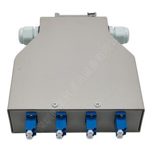 DIN光纤终端盒金属材质LCDIN光纤终端盒4口8口16口24口终端盒