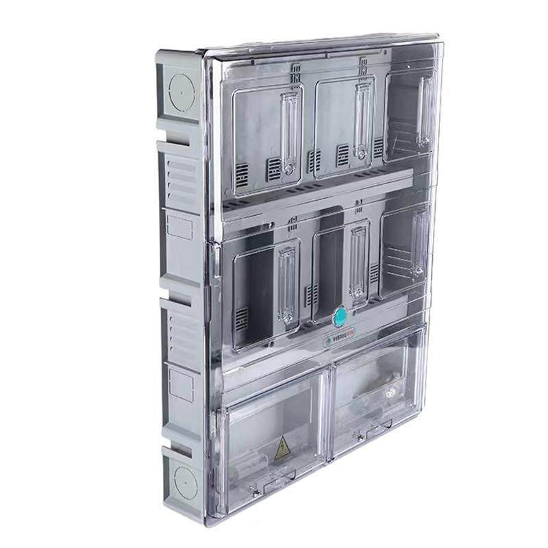 透明电表箱厂家全透明电表箱三相六户内室外PC+ABS塑料单项电表箱,电子/电工,配电控制柜/控制箱,淘宝优惠券,粉丝福利购,淘宝优惠卷