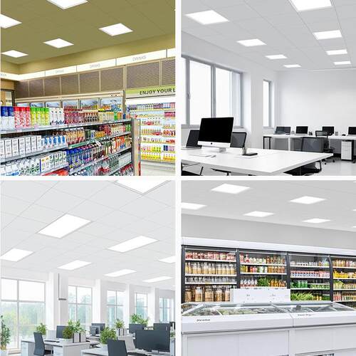 超薄led集成吊顶灯阳台厨房平板厕所卫生间灯300×600扣板嵌入式