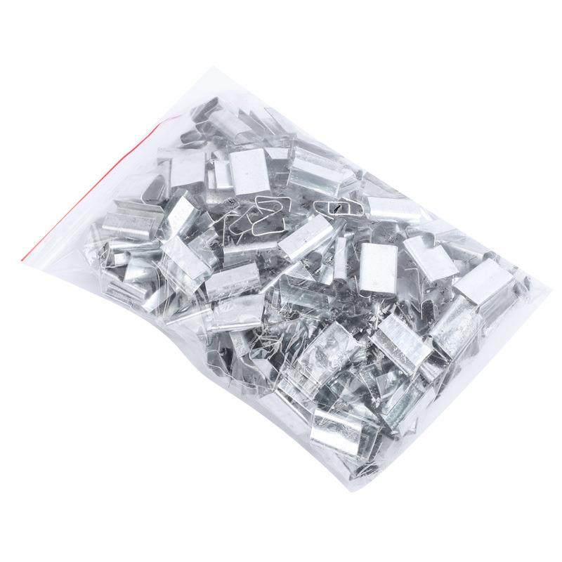 镀锌铁皮塑钢打包扣1608塑钢带手工打包扣手用建材打包工具