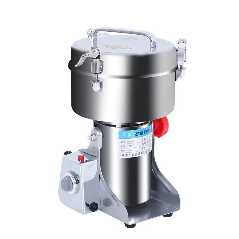 2500克大型粉碎机家用小钢磨商用打粉机超细研磨机干磨粉机