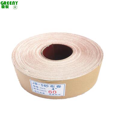 厂直销-4寸软布卷60#80#J手B-5砂家布卷TJ11木工BHJ专用撕软布卷