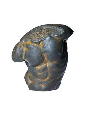 欧式艺术男性躯干家居客厅电视柜桌面小摆件高级感小众树脂装饰品