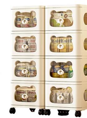 物推车置物架落地抽屉小式零食子家用多层婴儿收纳FZG玩架具杂储