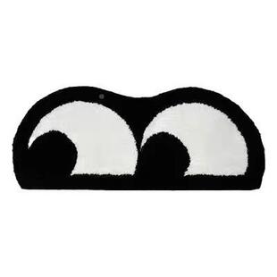 植u绒斜眼卡吊通可爱少女地毯tftin厅g客卧室床边篮33撸猫感地垫