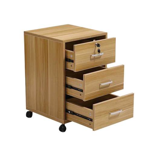 供应具三抽桌公室收办纳柜子带锁屉办公家办公定制柜量大从优