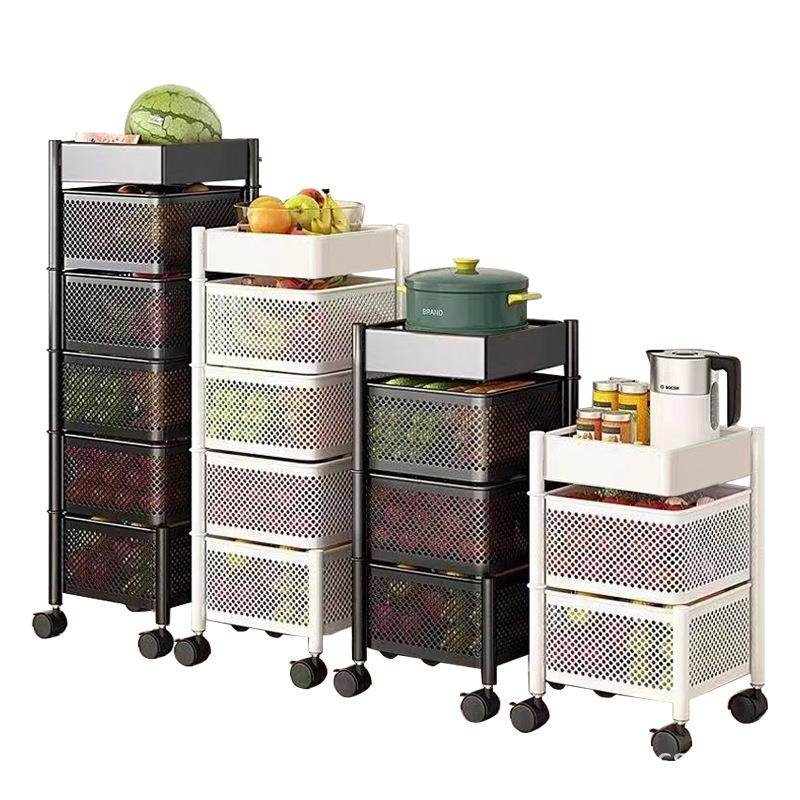 方筐落地物架可旋菜转篮子多层家用客厅零小推车厨食房置收纳,厨房/烹饪用具,抹布架/厨房清洁收纳架,淘宝优惠券,粉丝福利购,淘宝优惠卷