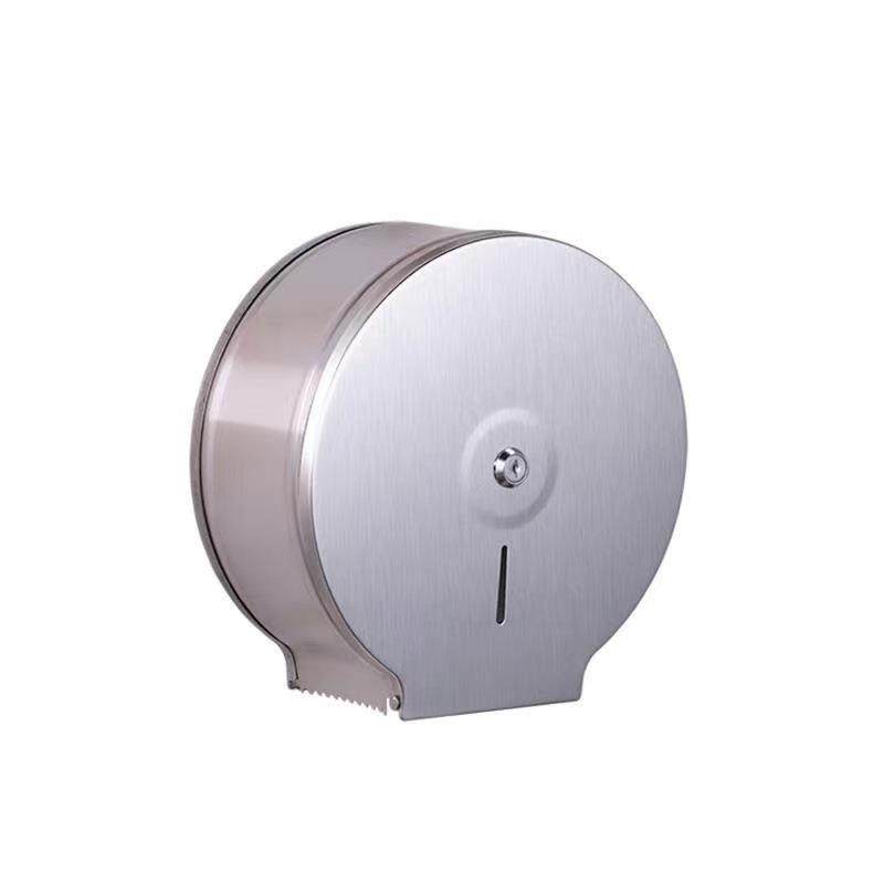 304不锈钢大卷纸盒厕纸架酒店公共卫生间厕所壁挂防水大盘纸巾盒