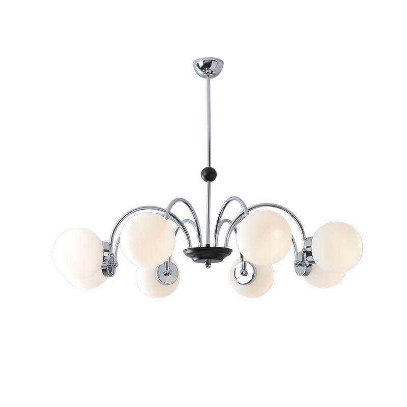 20古25年新款包豪魔斯豆中奶吊灯卧室灯具法式油风轻奢客厅主灯,家装灯饰光源,智能吊灯,淘宝优惠券,粉丝福利购,淘宝优惠卷