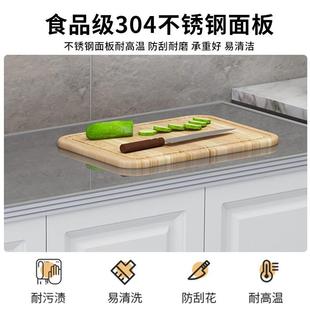 厨房置物架切菜桌子微波炉落地家用收纳橱柜多功能储物柜多层长台