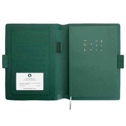 商务办公笔记本会议记录记事本绑带磁吸扣日记本手账本活页本