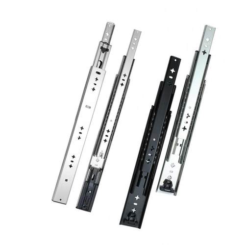 重型滑轨53宽缓冲液压阻尼10寸-26超大承重床底抽屉衣柜滑轨导轨