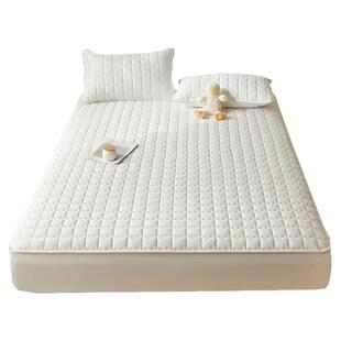 纯棉床笠套单件夹棉防滑防尘酒店款全棉席梦思床垫加厚保护罩