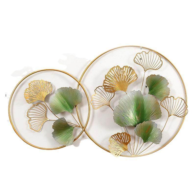 金属工艺品铁艺树叶装饰创意装饰家居墙面壁饰挂件客厅仿真