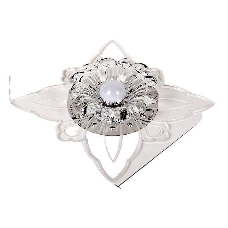 新款七彩led过道灯水晶走廊灯方形门厅灯客厅玄关射灯吸顶灯具,家装灯饰光源,客厅吸顶灯,淘宝优惠券,粉丝福利购,淘宝优惠卷