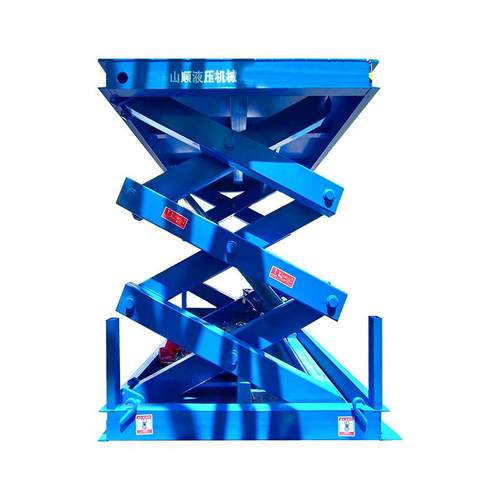 厂家现货升降平台仓储物流园装卸升降机大吨位固定剪叉式升降机