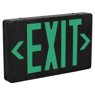 黑色美规LED应急疏散出口EXIT指示灯3瓦3小时消防应急照明灯